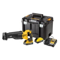 Dewalt DCS386H2T 18V XR Brushless Advantage Reciprocating Saw 18V 2 x 5.0Ah POWERSTACK Batteries, Charger & TSTAK Case £359.95